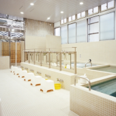 Mang kiến trúc hiện đại vào nhà tắm Sento truyền thống